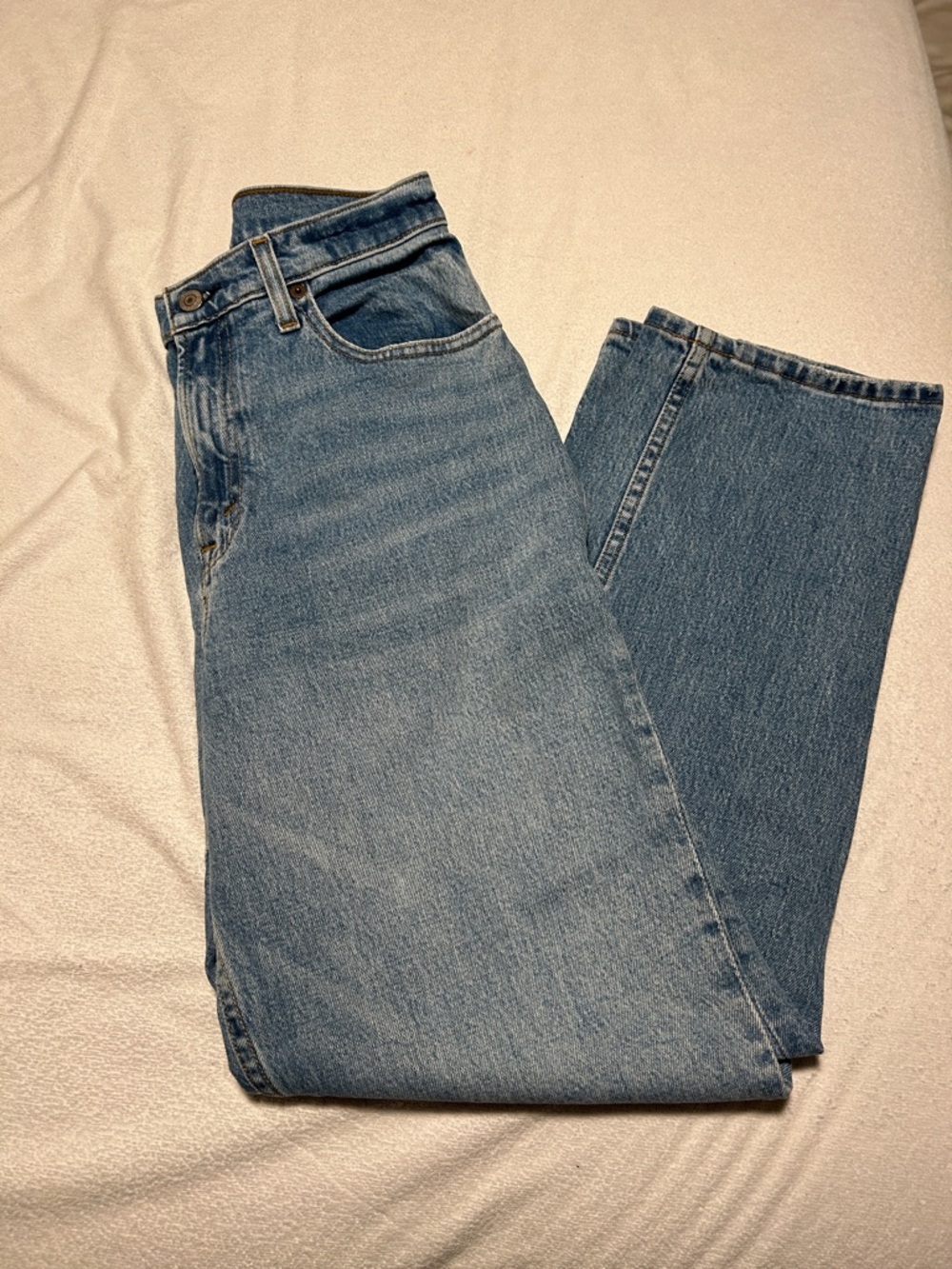 A&F Curve love 90s straight ultra high rise short